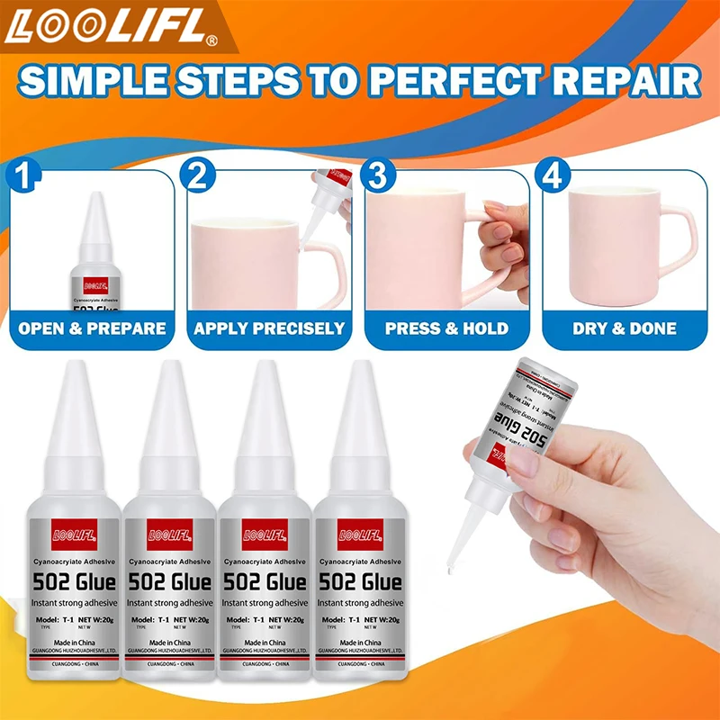 LOOLIFL 502 Super Glue 20ml Pen 4 LOOLIFL 502 Super Glue 20ml Pen - Image 4