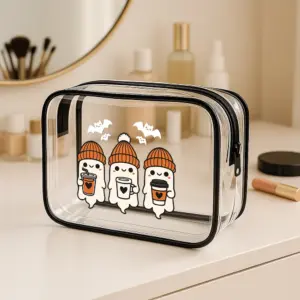 Clear Waterproof Storage Bag for Women 11 S9128702fe4194d60afd6dea7beda62b52