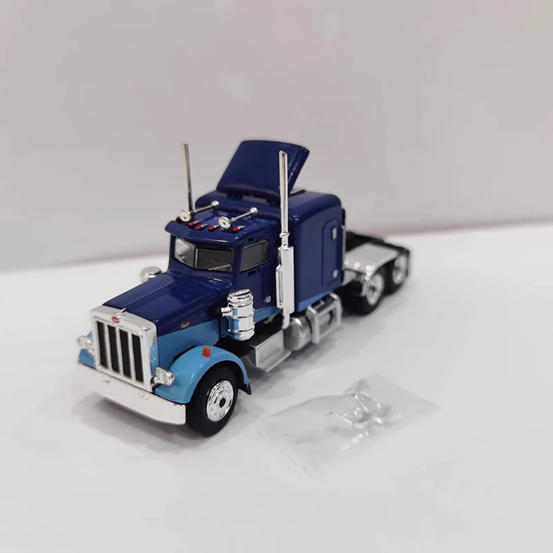Blue Peterbilt 359 Model with Trailer Collection 1 Blue Peterbilt 359 Model with Trailer Collection