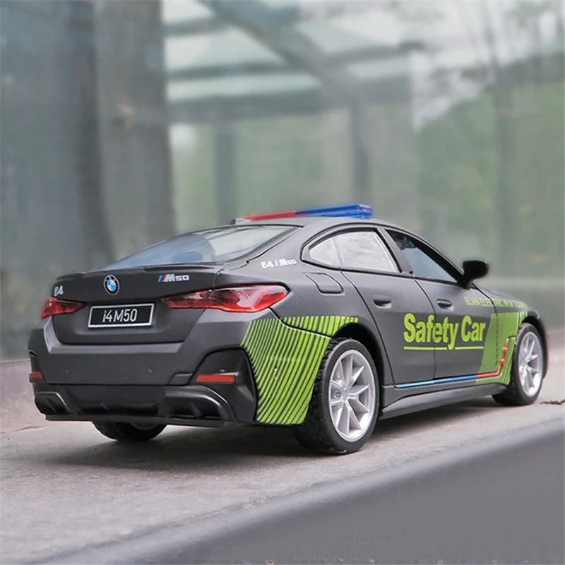 BMW I4 M50 Police Model 1:32 Diecast Collectible 2 BMW I4 M50 Police Model 1:32 Diecast Collectible - Image 2