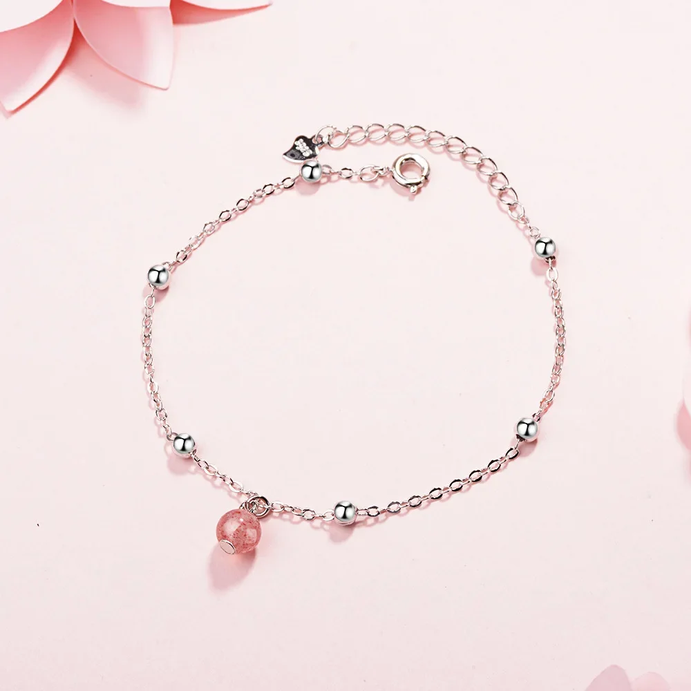 Pink Crystal Zircon Infinity Bracelet for Women 3 Pink Crystal Zircon Infinity Bracelet for Women - Image 3