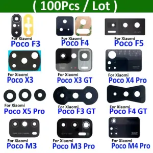 Set of 100 Xiaomi Poco Camera Glass Lenses 11 S91484f2adf984facbf58b84b49ce226ej