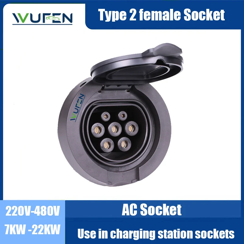 WUFEN Type 2 Female EV Charging Socket 5 WUFEN Type 2 Female EV Charging Socket - Image 5