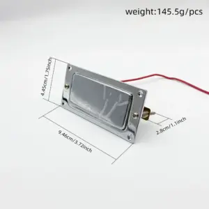 Mini LP Dual-Coil Guitar Pickup with Chrome Finish 7 S9154f26410144ae6803b46f177f8c74e8