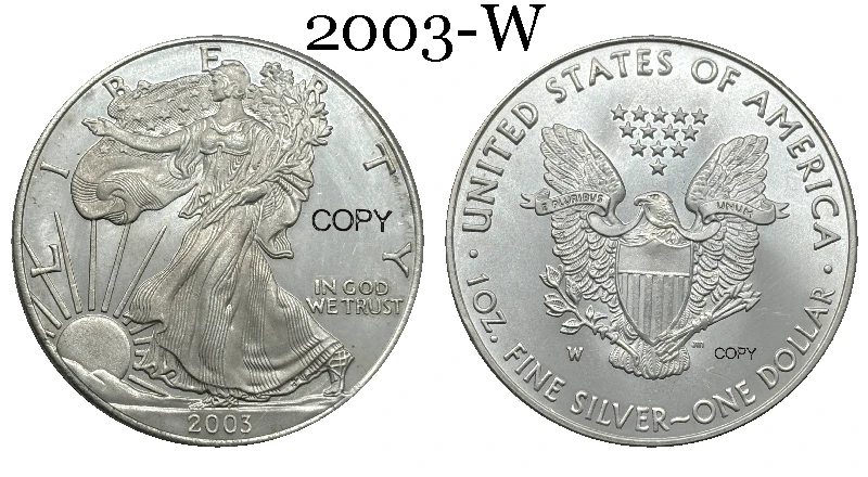 Liberty Eagle 2003 W Replica Coin 6 Liberty Eagle 2003 W Replica Coin - Image 6