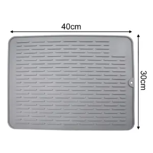 Black Silicone Dish Mat 40x30cm 11 S915fd32d01844b399c75b226becadf03J
