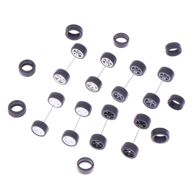 Miniature Hot Wheels Wheel Set for Custom Vehicles 4 Miniature Hot Wheels Wheel Set for Custom Vehicles - Image 4