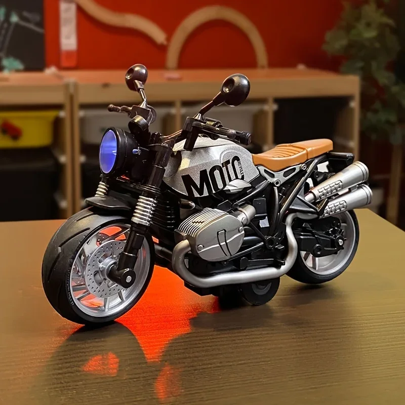 Realistic Miniature Motorcycle Collectible in Bright Colors 7 Realistic Miniature Motorcycle Collectible in Bright Colors - Image 7