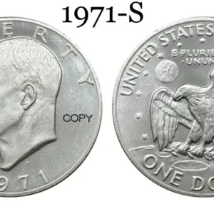 Eisenhower Dollar Replica Coin for Collectors 18 S91696e2c639f45678f4b5040857579eeE