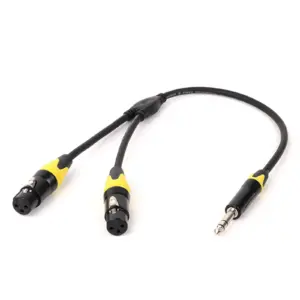 6.35mm to XLR Stereo Splitter Cable 0.3m/0.5m 17 S918d671b92bd42ae9053376d14f38d7cS