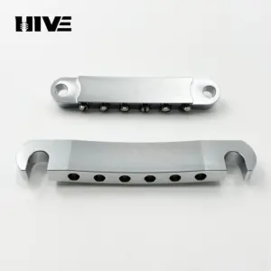 Premium Silver 6-String Guitar Bridge Set 8 S919ddad94915432c9dbfe7fd471a97a8A