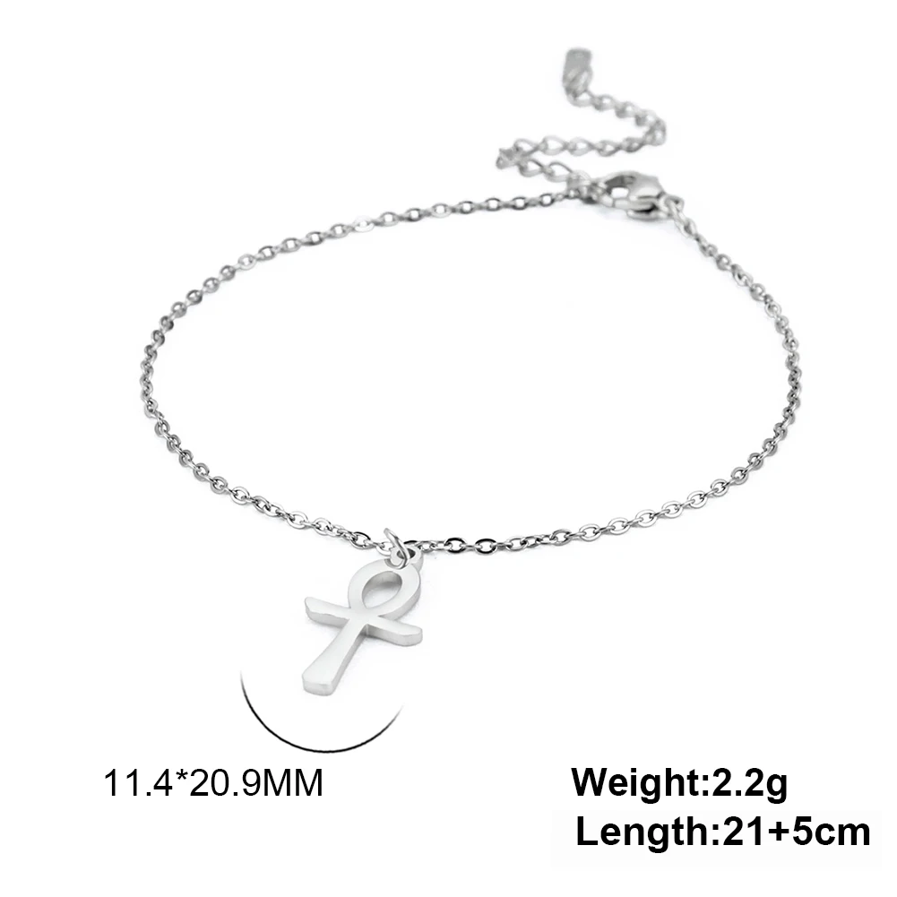 Egypt Ankh Cross Anklet for Women 8 Egypt Ankh Cross Anklet for Women - Image 8