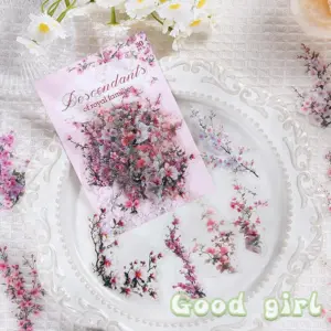 Vintage Plant Stickers Set for Crafts 12 S91c0163a3512404cb52e69bdc26cd848s