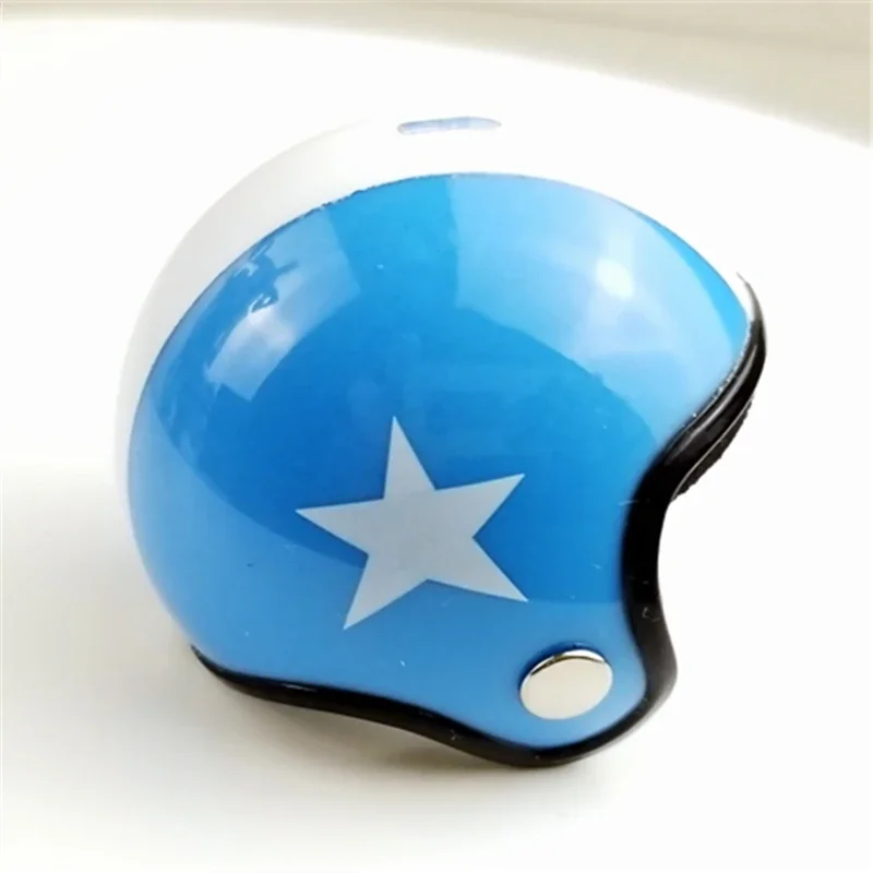 Vibrant Mini Motorcycle Helmet for 1/6 Action Figures 9 Vibrant Mini Motorcycle Helmet for 1/6 Action Figures - Image 9