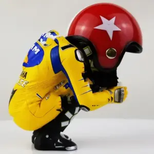 Vibrant Mini Motorcycle Helmet for 1/6 Action Figures 15 S91dad431778b420f8cde4b3cd7d8997ca