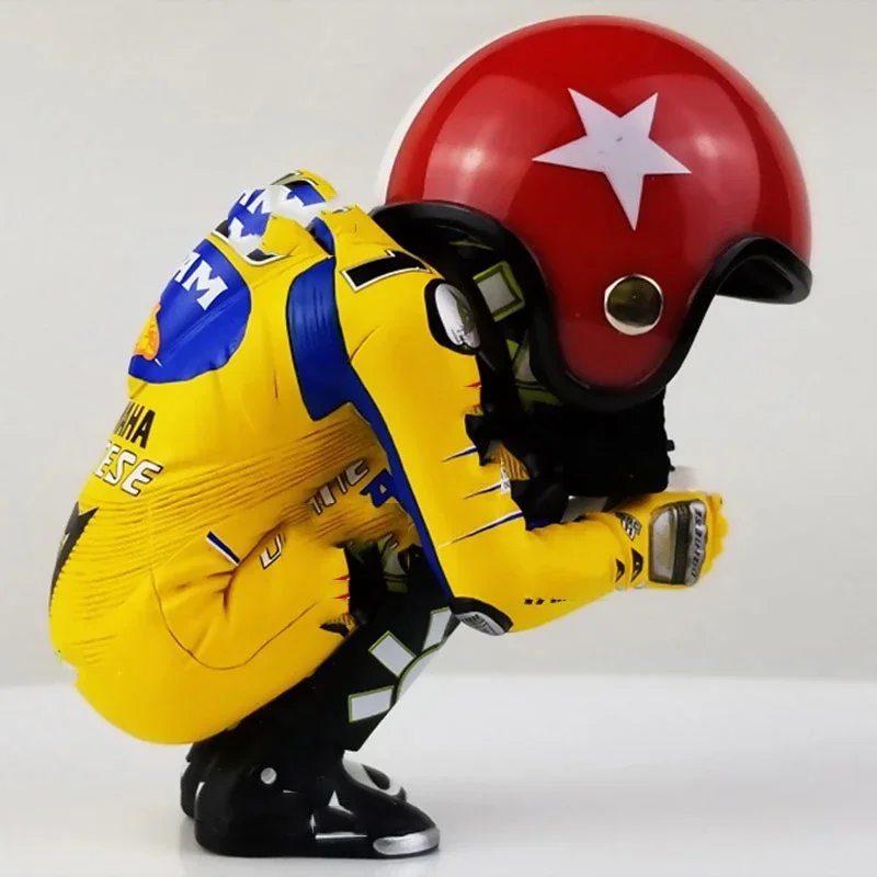 Vibrant Mini Motorcycle Helmet for 1/6 Action Figures 6 Vibrant Mini Motorcycle Helmet for 1/6 Action Figures - Image 6