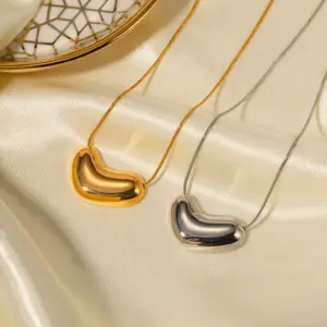 Stainless Steel Heart Necklace for Women 9 S91fbd6974405406bbcc0ffc7c2b233d8D
