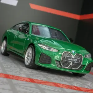 BMW I4 M50 Diecast Model 1:34 Scale with Charging Station 13 S91fcaee8fe2e4ad99ff439b9f6d2c3506