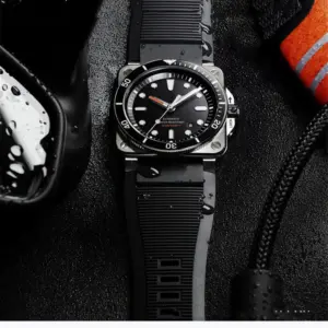 Silicone Watch Strap for BELL&ROSS BR01 BR03 10 S92015d4e73a0460f9054c61f15ad5fa3q