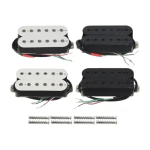 Passive Ceramic Humbucker Pickups Set for Electric Guitars 7 S920bf8a26364468fa5ec272bad9b22f1c