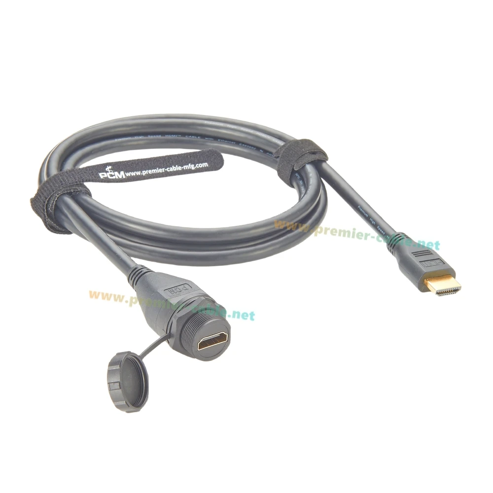 Panel Mount HDMI 2.0 Extension Cable 0.3m/1.5m 4 Panel Mount HDMI 2.0 Extension Cable 0.3m/1.5m - Image 4