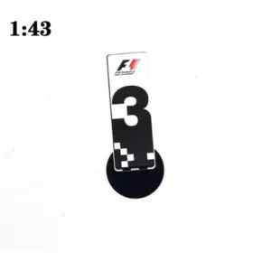 1:43 Scale F1 Racing Ranking Plaque Model 17 S922ec496864448e88541bdd6c0491bd79