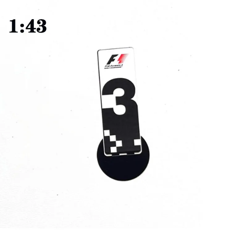 1:43 Scale F1 Racing Ranking Plaque Model 8 1:43 Scale F1 Racing Ranking Plaque Model - Image 8