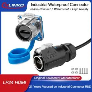 Waterproof HDMI 2.0 Connector with IP68 Rating