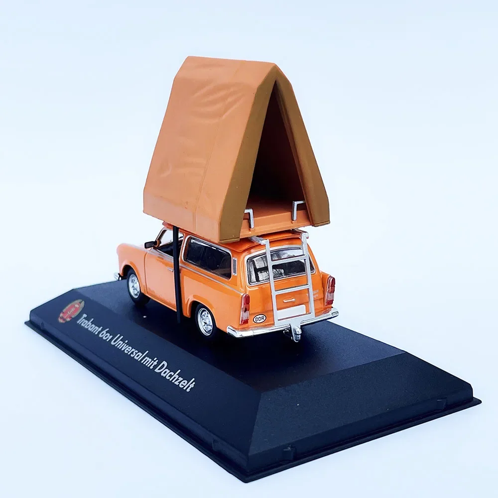 Vibrant Orange Trabant 601 Camper Van Model 3 Vibrant Orange Trabant 601 Camper Van Model - Image 3