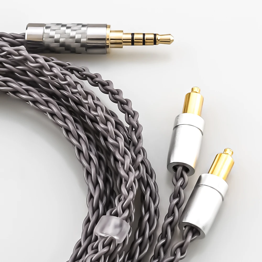 High-Quality 8-Core Silver OCC Audio Cable for Shure 4 High-Quality 8-Core Silver OCC Audio Cable for Shure - Image 4