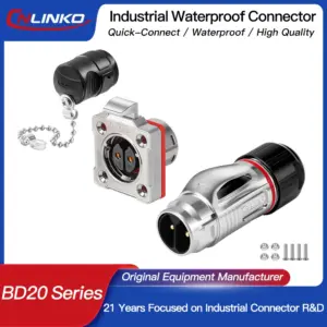 Waterproof BD20 Circular Connector for Industrial Use