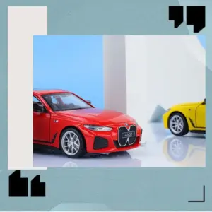 Orange BMW I4 M50 Diecast Model 1:34 Scale 8 S927d974e06234f2ca743286311977e0bs