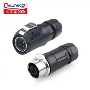 M12 Tiny Industrial Connector 2-8 Pins 5A 125V 19 S927f2d3a84ea436c8f90dd65f3d5a196q