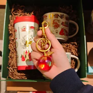 Vibrant Purple Kirsite Apple Keychain 13 S92820ac0e0084b29b44a6dfa40a82adf6