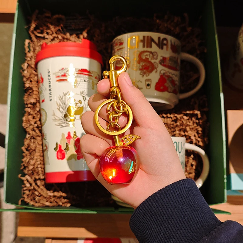 Vibrant Purple Kirsite Apple Keychain 4 Vibrant Purple Kirsite Apple Keychain - Image 4