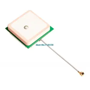 High-Gain Pinkish-White GPS Antenna 28dB