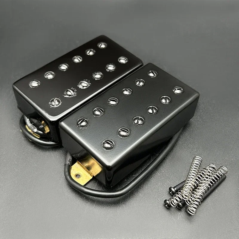 Brass Cover Humbucker Pickup for Guitars 7 Brass Cover Humbucker Pickup for Guitars - Image 7