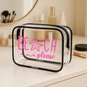 Clear Waterproof PVC Toiletry Bag for Women 11 S9291aae47b36406581ce2b52f044391fS