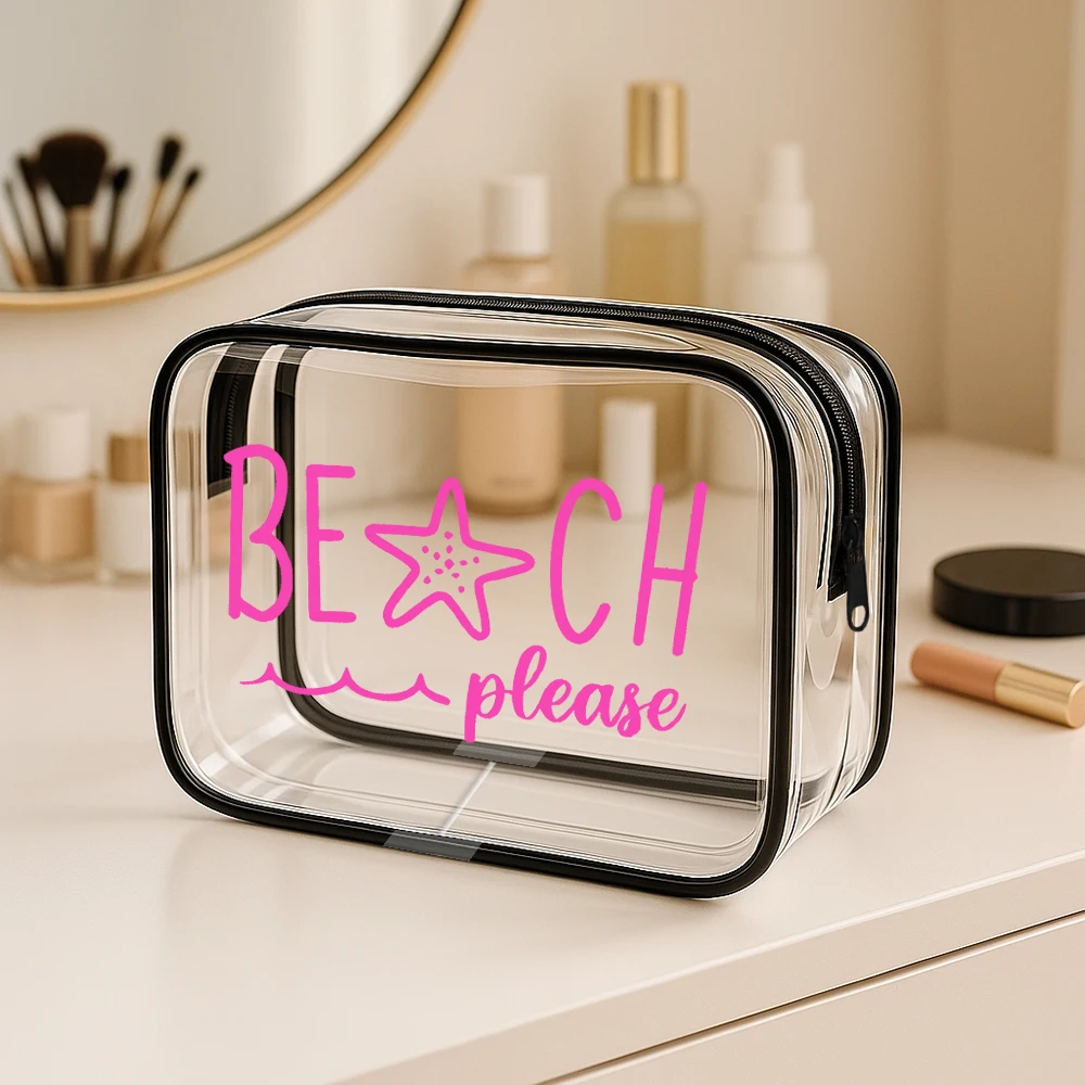 Clear Waterproof PVC Toiletry Bag for Women 6 Clear Waterproof PVC Toiletry Bag for Women - Image 6