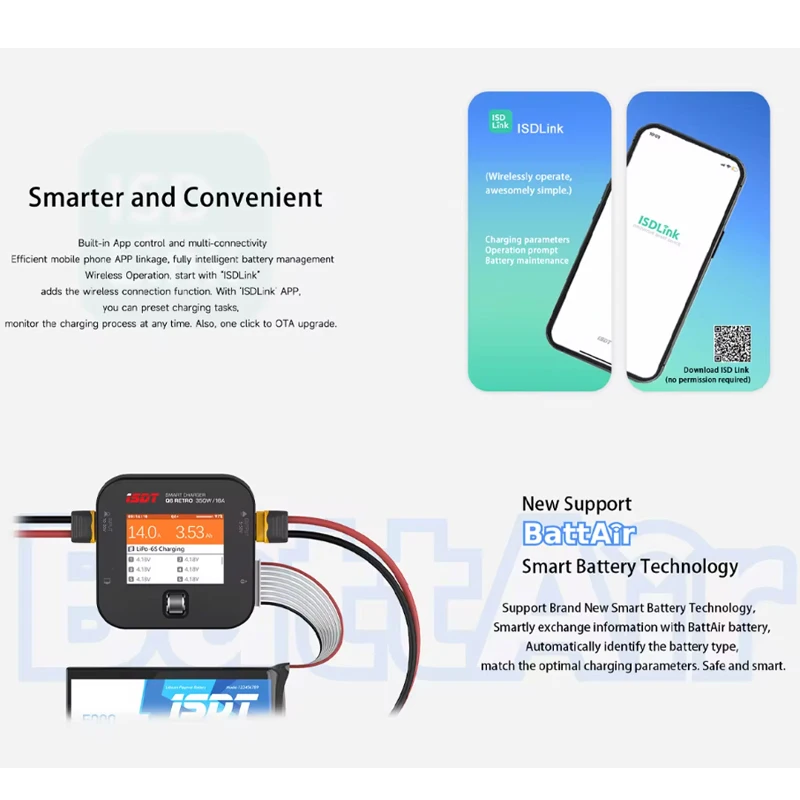 ISDT Q6 Retro 350W Battery Charger for RC Batteries 6 ISDT Q6 Retro 350W Battery Charger for RC Batteries - Image 6
