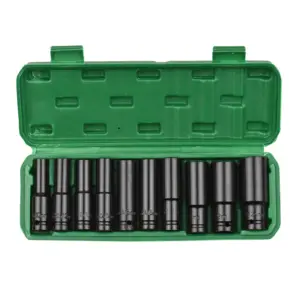 Professional 10-Piece 1/2 Inch Impact Socket Set 16 S92a45c32c09e4a358274b1b7bc0dc411I
