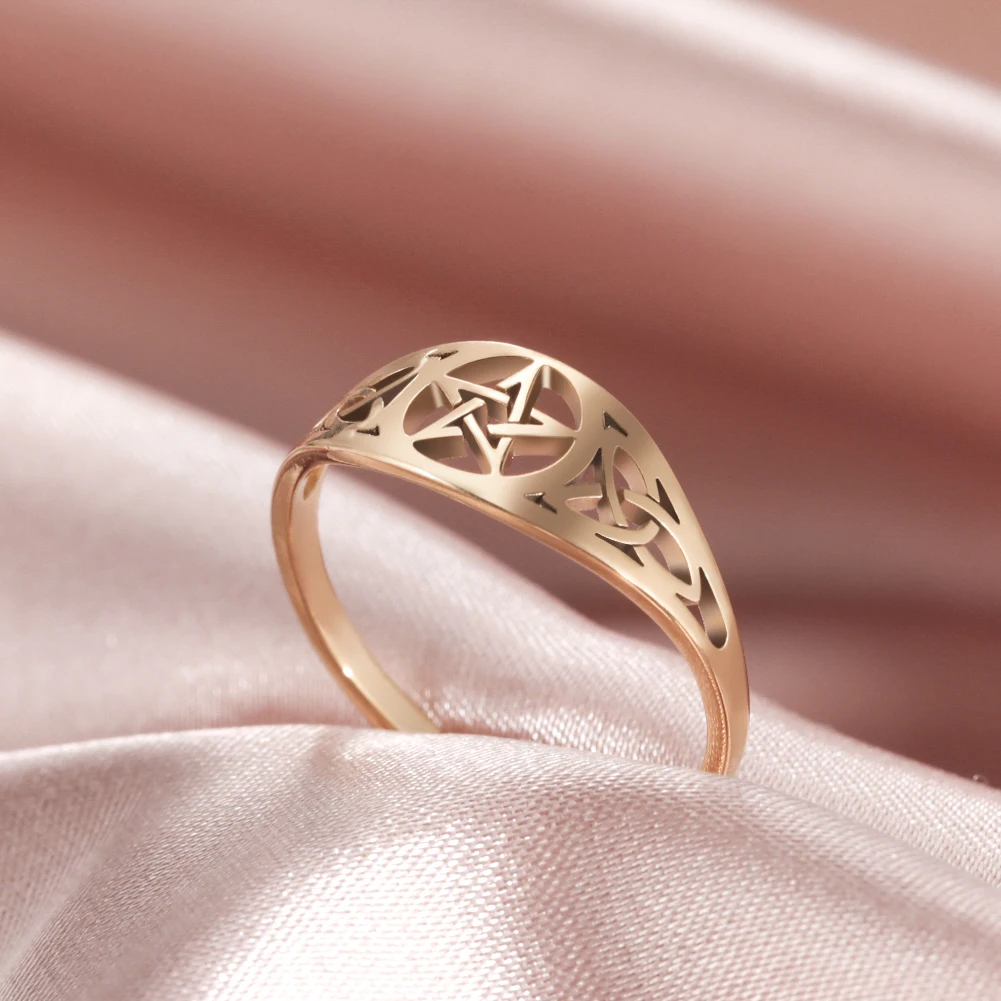 Irish Knot Pentagram Stainless Steel Ring 4 Irish Knot Pentagram Stainless Steel Ring - Image 4