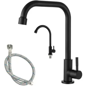 Black Stainless Steel Kitchen Faucet