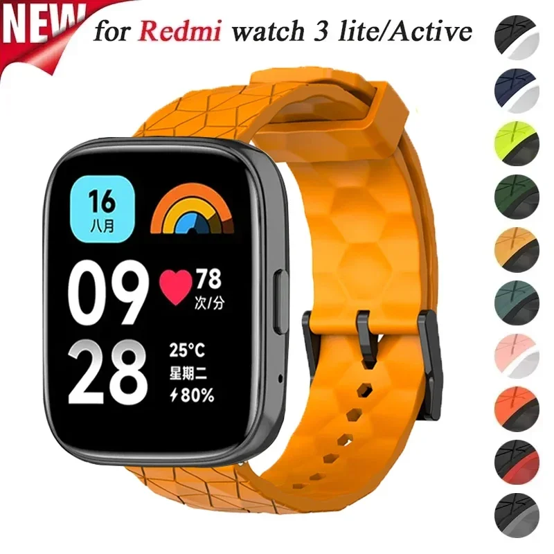 Silicone Watch Strap for Xiaomi Redmi Watch 3 2 Silicone Watch Strap for Xiaomi Redmi Watch 3 - Image 2