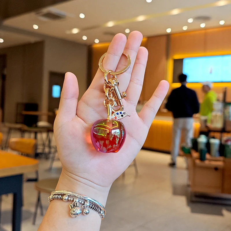 Vibrant Purple Kirsite Apple Keychain 3 Vibrant Purple Kirsite Apple Keychain - Image 3