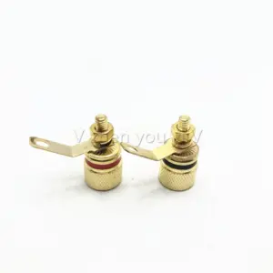 Gold-Plated Copper Speaker Terminals Set 12 S92e73d36bd25428bb726b1ef63d4493cC