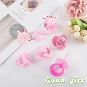 Pink Doll Pacifiers for 1/12 Scale Collectors