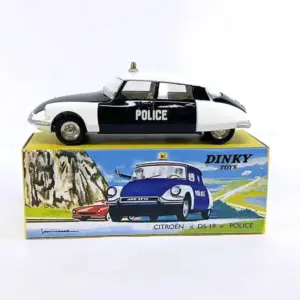 Vintage Citroen DS 19 Police Model Car 1:43 Scale 11 S92f1ce05fe754c3d8e7d0de15cb4f4dbz