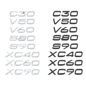 Premium Vehicle Badge Emblem Set - 176mm x 22mm 9 S92f36e19f60844aa9ed27a4e63b76b726