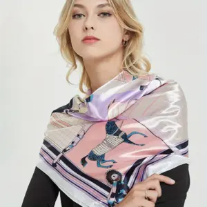 Wildlife-Inspired Silk Scarf for Women 9 S92f3af09aa814393979e6b60250bd758H